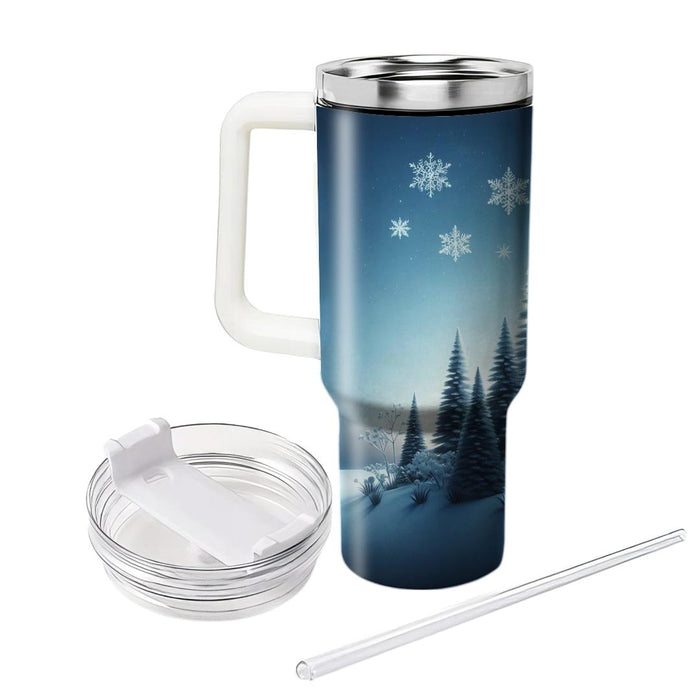 Winter Pine Forest Serenity  Tumblers For Gifts