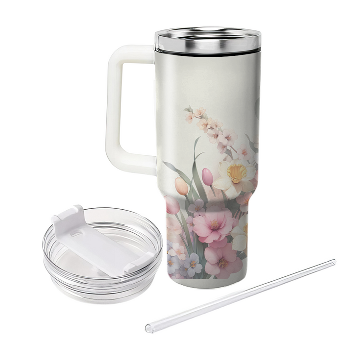 Blossom Reverie  Personalized Tumblers