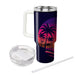 Vibrant Sunset Palms  Tumbler Cups