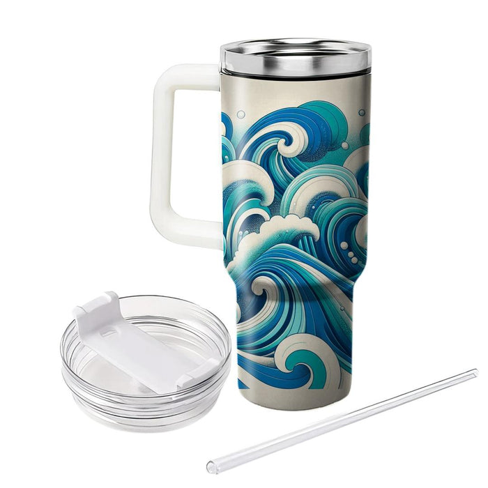 Wave Crash  Travel Tumblers