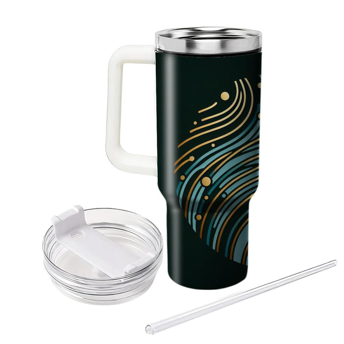 Artistic Abstract Lines  Custom Tumblers