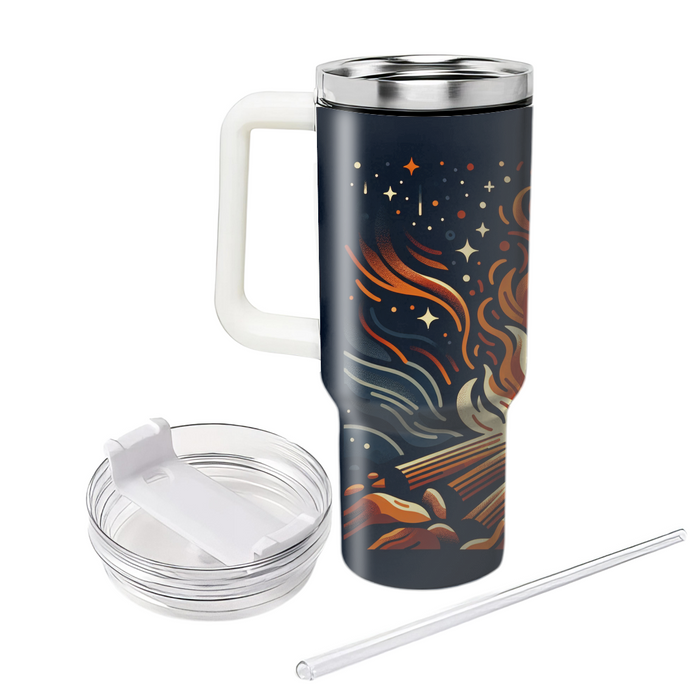 Autumn Bonfire  Travel Tumblers