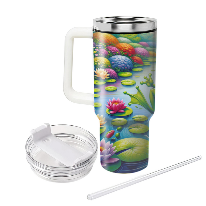 Whimsical Frog Adventure  Decorative Tumblers