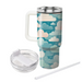 Whimsical Cloud Pattern  Insulated Tumblers