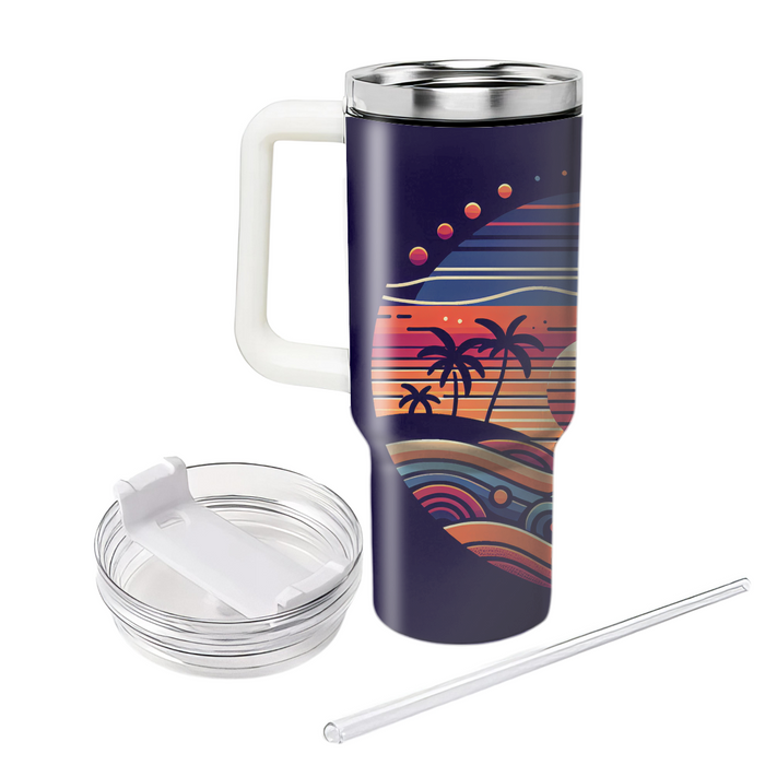 Beach Sunset  Personalized Tumblers