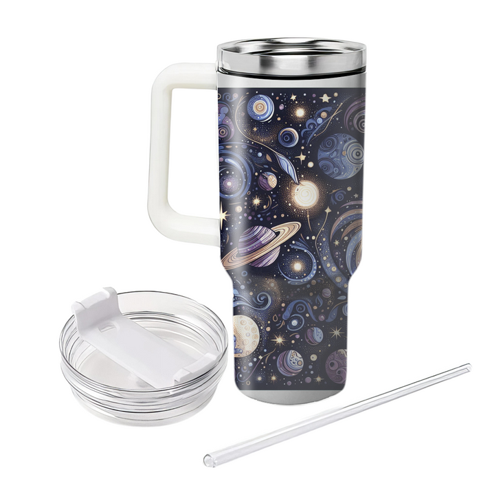 Retro Galactic Patterns  Custom Tumblers