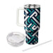 Twisted Diamond Mosaic  Insulated Tumblers