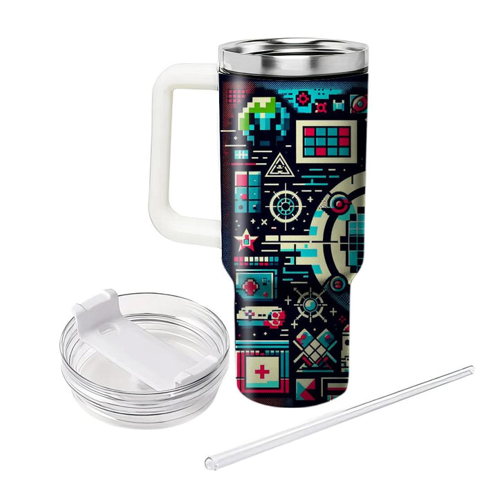 Retro Game Over  Unique Tumblers