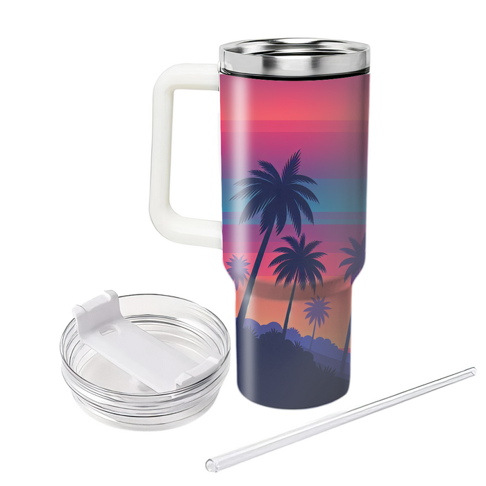 Summer Sunset  Personalized Tumblers