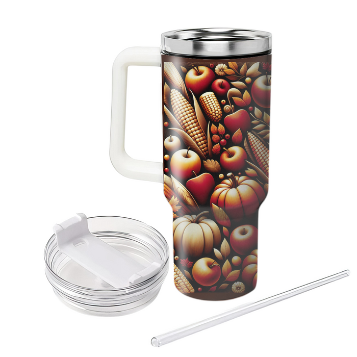 Autumn Harvest - A Nature's Bounty  Travel Tumblers