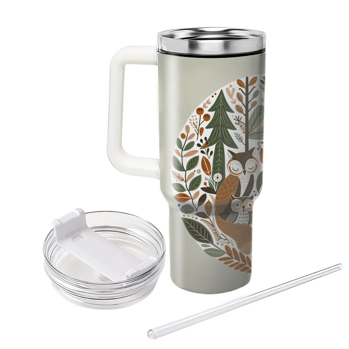 Woodland Creatures Delight Unique Tumblers