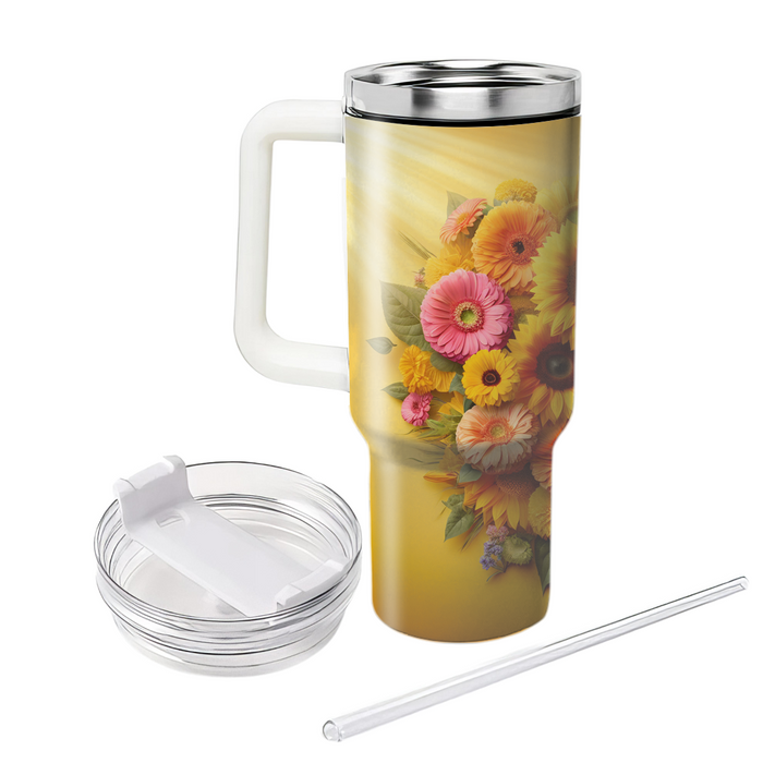 Bright Summer Blooms  Tumblers For Gifts