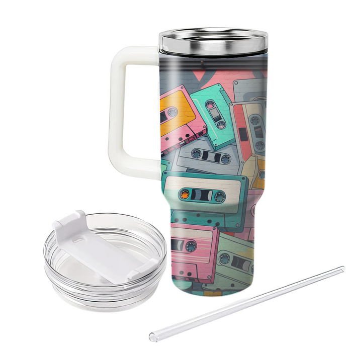 Retro Cassette Tape  Personalized Tumblers