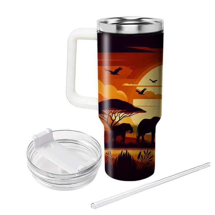 Bold Safari Adventure  Personalized Tumblers