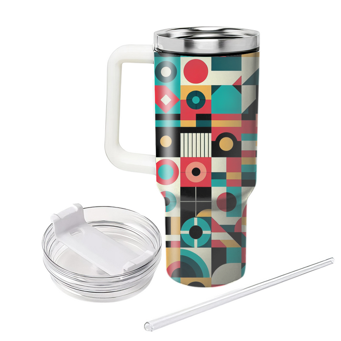 Abstract Mosaic Pattern  Insulated Tumblers