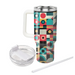 Abstract Mosaic Pattern  Insulated Tumblers