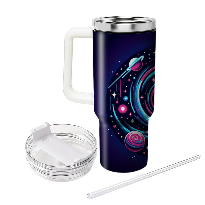 Synthwave Galaxy  Unique Tumblers