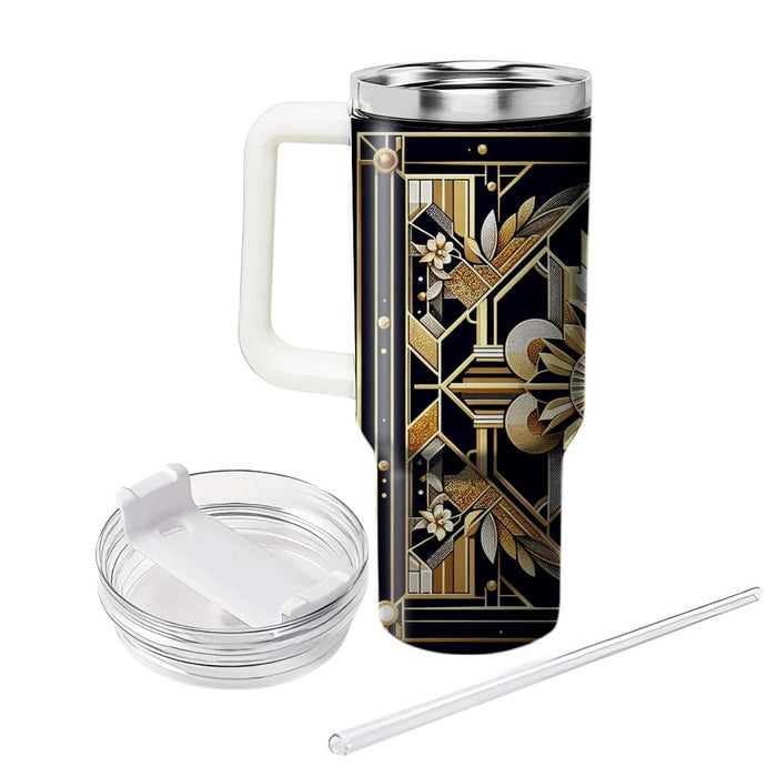 Art Deco Elegance  Tumblers With Lids