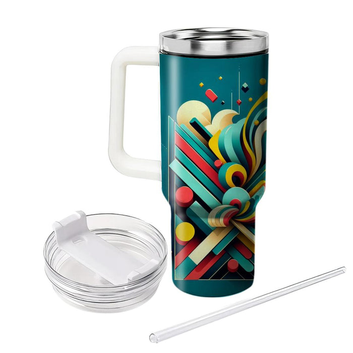 Geometric Pattern Burst  Tumblers For Gifts