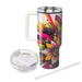 Bold Floral Explosion  Travel Tumblers