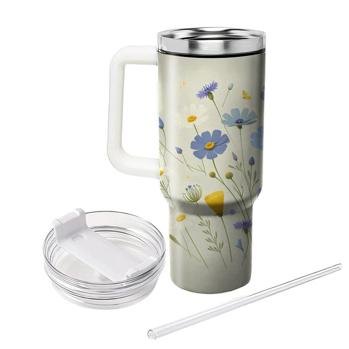 Serene Wildflower  Unique Tumblers