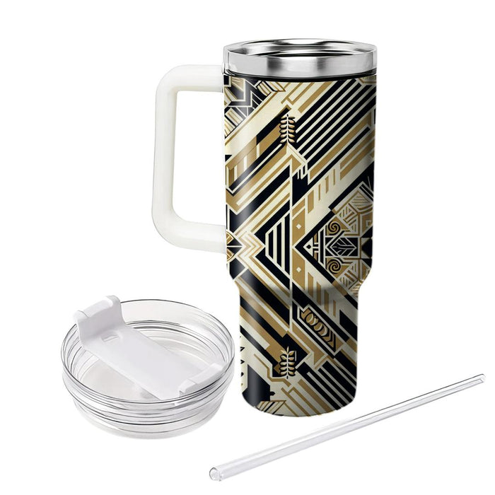 Geometric Art Deco Elegance  Tumblers For Gifts