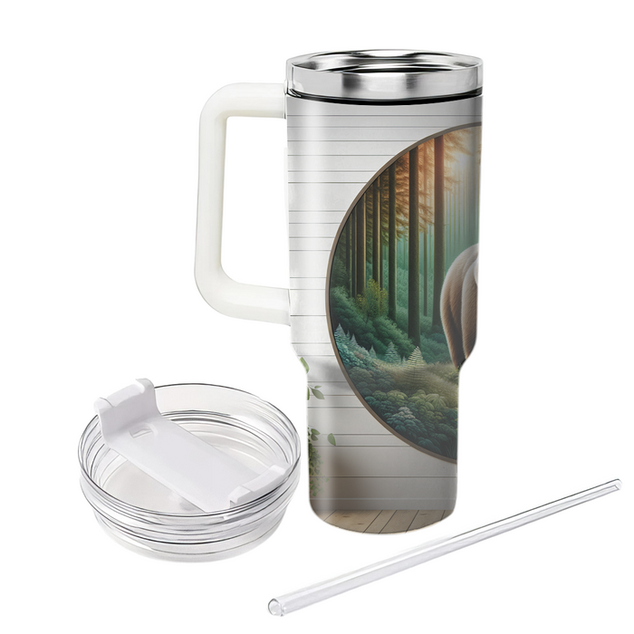 Woodland Bear Serenity  Decorative Tumblers