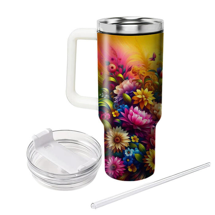 Bright Floral Patterns  Tumblers For Gifts