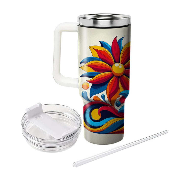  Floral Fiesta  Decorative Tumblers