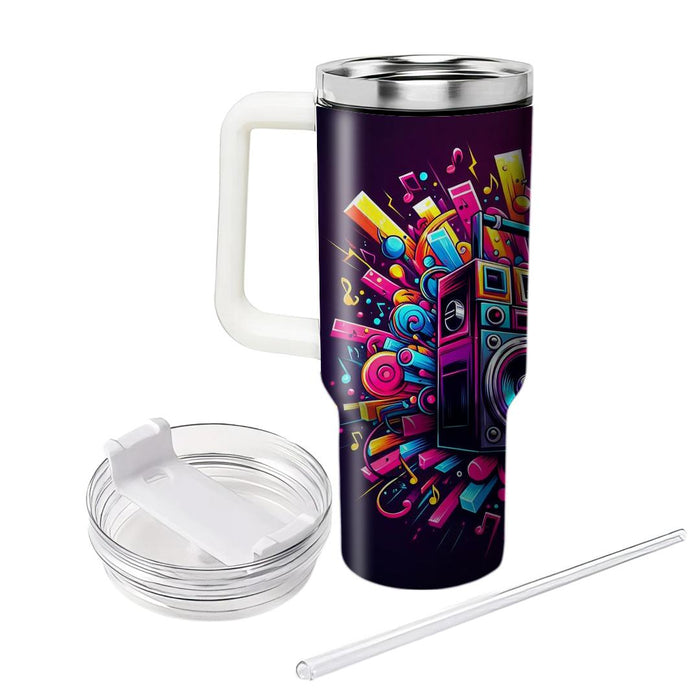 Boom Box Blast  Tumblers With Lids