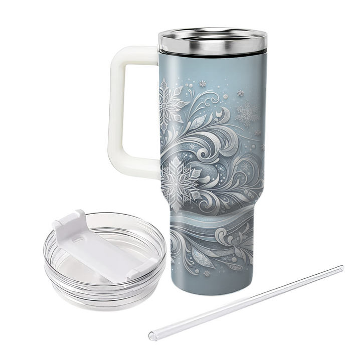 Serene Snowfall - Winter Wonderland  Tumbler Cups