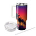 Vibrant Sunset Silhouettes  Personalized Tumblers