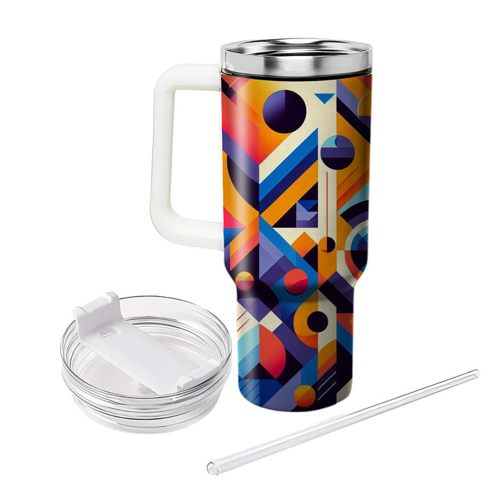 Artistic Geometric Patterns  Tumblers With Lids