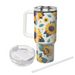 Radiant Sunflower Pattern Decorative Tumblers