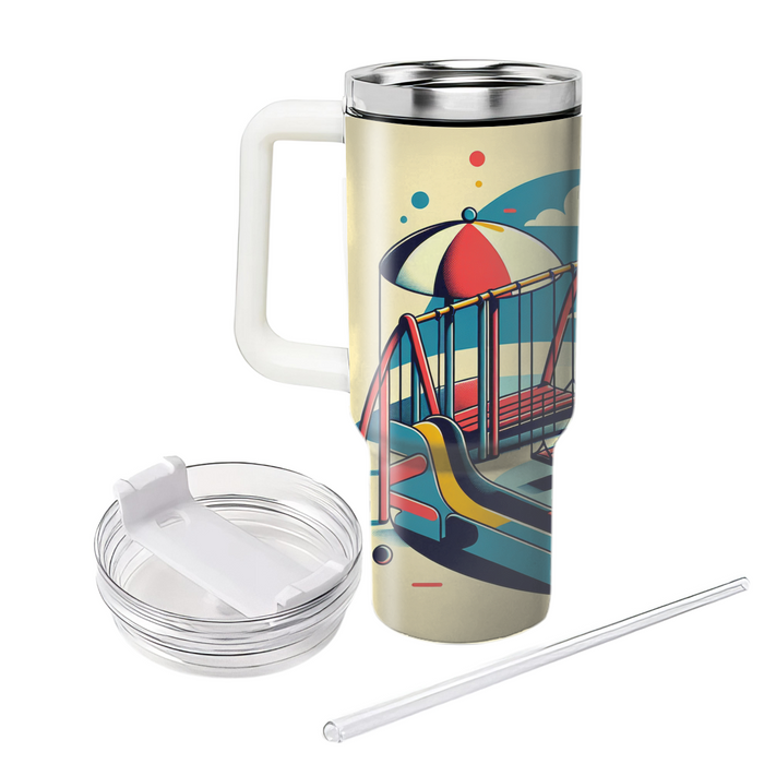 Retro Playground Travel Tumblers