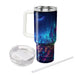 Futuristic Neon City  Insulated Tumblers