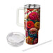 Fresh Zinnia Zeal  Tumblers With Lids