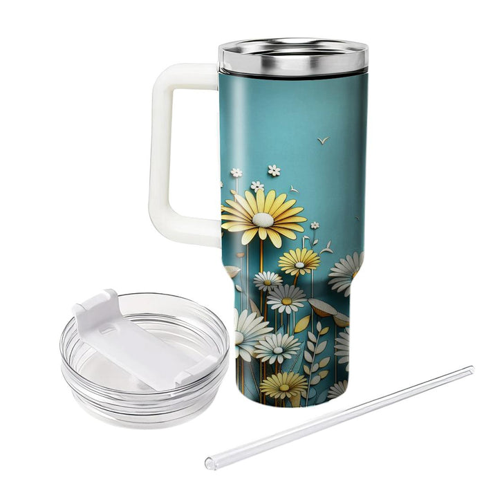 Bright Daisy Sunshine  Insulated Tumblers