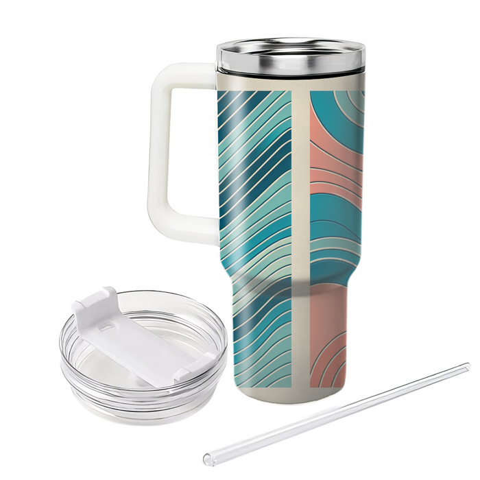 Artistic Waves Of Color  Unique Tumblers