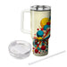 Retro Dot Delight  Personalized Tumblers