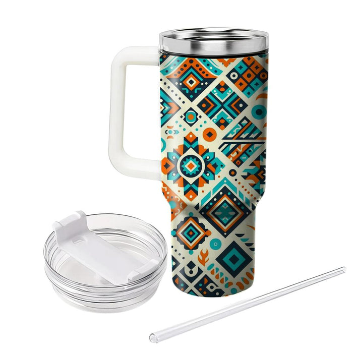 Vibrant Tribal Patterns  Insulated Tumblers