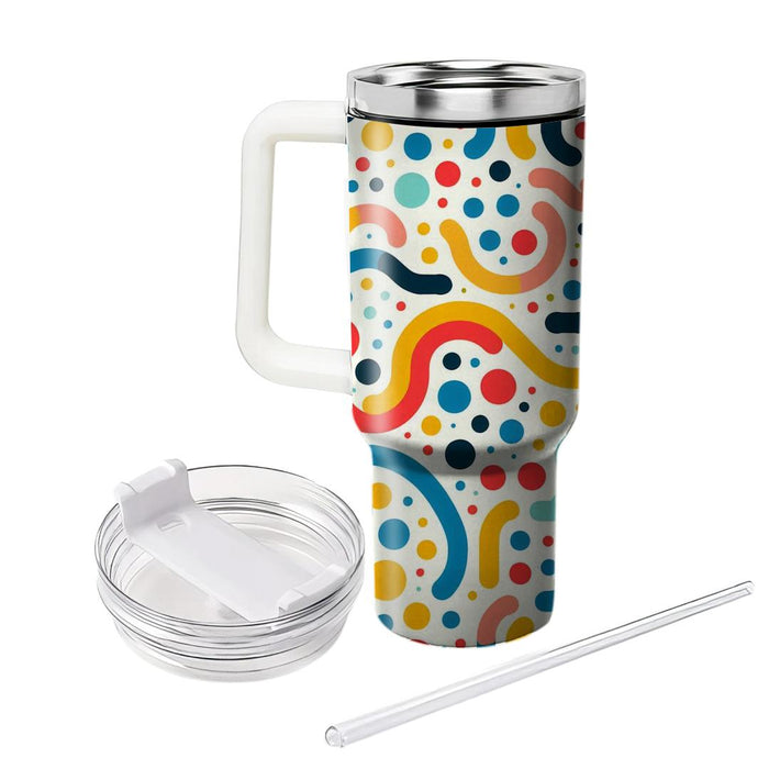 Whimsical Dot  Tumblers For Gifts