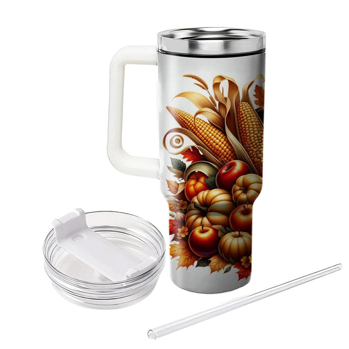 Autumn Harvest Harmony  Decorative Tumblers