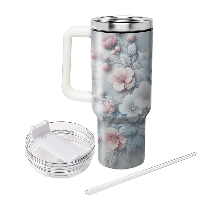 Frosted Blossom  Tumblers For Gifts