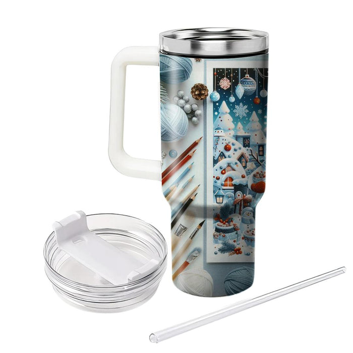 Winter Frosty Cheer  Travel Tumblers