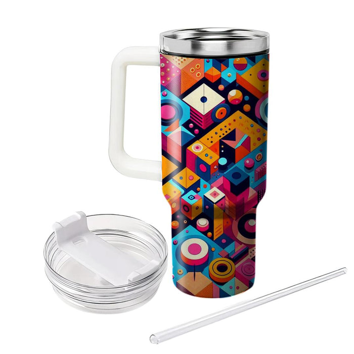 Geometric Funk  Tumbler Cups