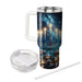 Shimmering Serenity - A Hanukkah  Tumbler Cups