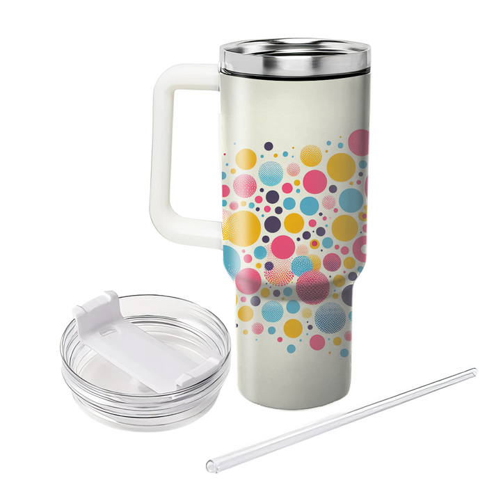 Funky Dot Patterns Travel Tumblers