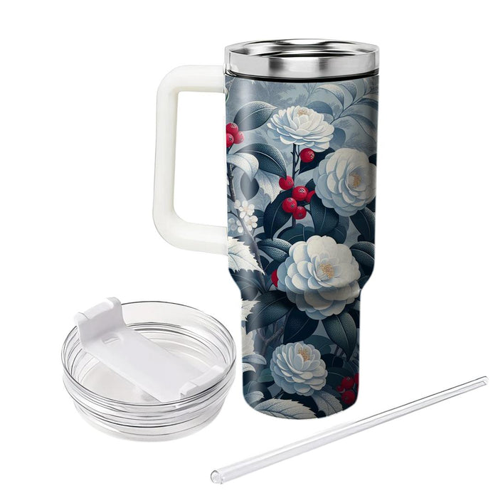 Winter Bloom  Decorative Tumblers