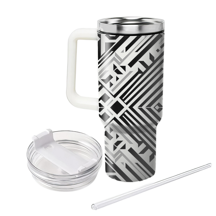 Symmetrical Diamond Pattern  Insulated Tumblers